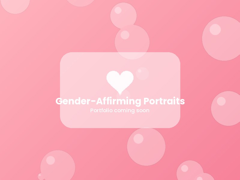 Placeholder image for gender-affirming portrait portfolio
